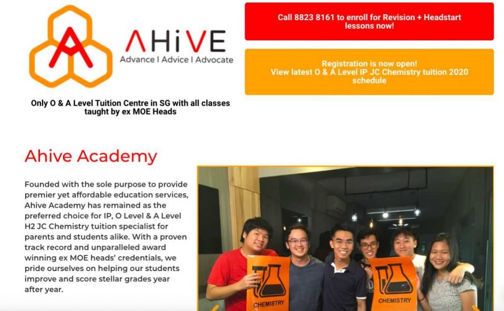 Ahive JC tuition